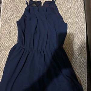 by & by Midnight Blue Sleeveless Dress